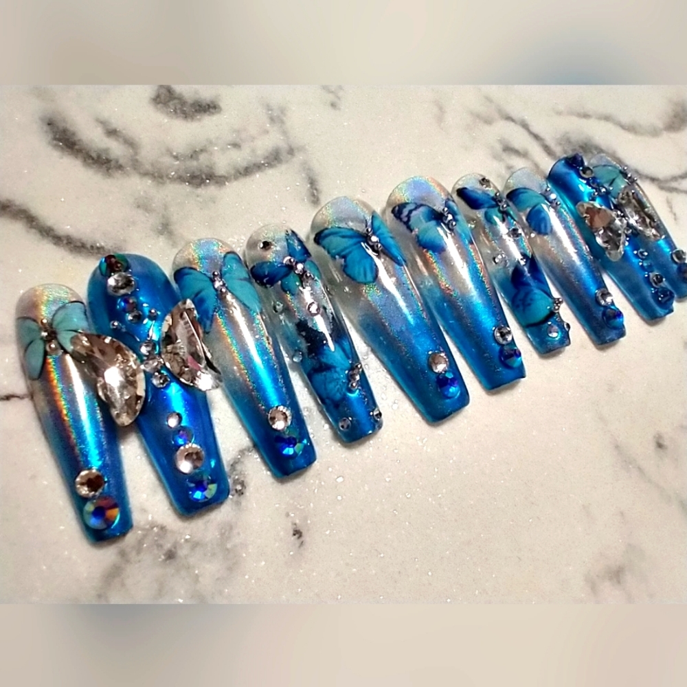 Butterfly🦋 Press On Nails